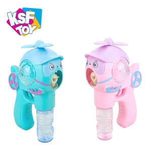<span class=keywords><strong>summer</strong></span> playing soap water bubble blower toy battery operated musical light up bubble gun for kids - Product Image 1