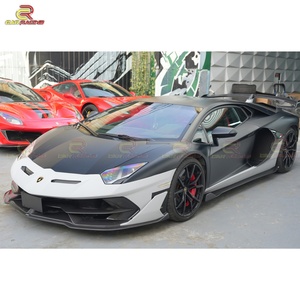 Kit carrosserie semi-carbone style SVJ 1:1 pour Lamborghini LP700 LP720 Aventador : Pare-chocs, Aileron, Sortie d'échappement, Cache-moteur, Aérations, Coques de rétroviseurs - Product Image 3