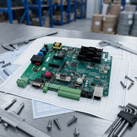 Placa de Control Industrial Personalizada, Ensamblaje de PCB, Módulo de Relé Terminal USB Ethernet RS232 DB9, OEM ODM, Placa de Circuito PCBA
