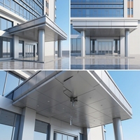 Solución Integral de Fachada Moderna de Aluminio para Proyectos Llave en Mano de Centros Comerciales y Hoteles en Rusia y Asia Central, Servicios de Procesamiento e Instalación