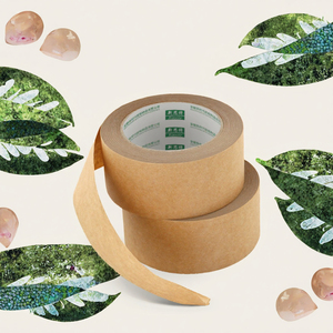 เทปกาวกระดาษคราฟท์สีน้ำตาลแบบเขียนได้ กันน้ำ ย่อยสลายได้ แข็งแรง ไม่เคลือบผิว เกรดอุตสาหกรรม เป็นมิตรต่อสิ่งแวดล้อม - Product Image 3