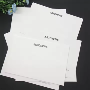 Tarjetas de Felicitación de Lujo de Alta Calidad, Papel Offset Recubierto de 300g, Logotipo Personalizado Impreso, Grabado en Relieve Dorado, Más Vendidas - Product Image 2