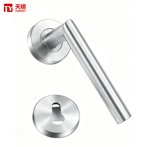 Serrure de porte intérieure moderne haut de gamme Tianyi, personnalisable, durable, finition chromée de luxe pour la décoration contemporaine de la maison - Product Image 1