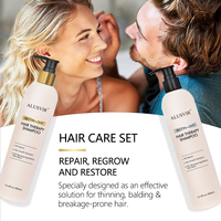 Vente en gros de shampoing et d'après-shampoing bio naturels à la biotine Dht Blocker pour la croissance des cheveux crème de traitement anti-chute