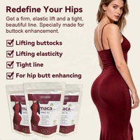 Thé Herbal Naturel Maca Plus pour le Rehaussement des Hanches et des Fesses, à base de Racine de Maca Noire, Aguaje et Fenugrec pour Femmes, 30 Sachets de 5g