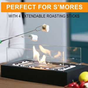 Chimenea Portátil <span class=keywords><strong>de</strong></span> Bioetanol Cookwin para Exteriores, Rectangular, <span class=keywords><strong>de</strong></span> Sobremesa - Product Image 3