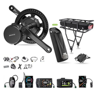 Kit de conversion de vélo électrique, nouveau moteur Bafang Mid Drive CANBUS 48V 250/500/750W, kit vélo électrique 68-73MM avec batterie en option