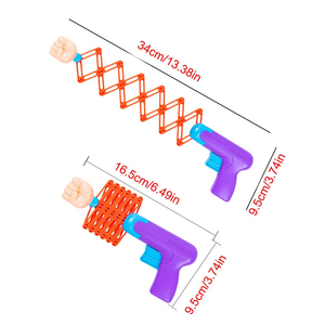 Stretching Vuist Shooter Speelgoed Pistool Grappig Plastic Feest Festival Kinderen Geschenken Klassiek Elastisch Telescopisch Vuist Lastig Speelgoed - Product Image 6