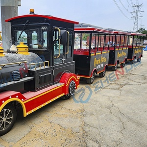 Commercial Trackless <b>Train</b> Scenic Spot Trackless Sightseeing Farm <b>Outdoor</b> Electric <b>Train</b> for Sale Special Transportation - Product Image 2