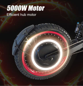 Moto tout-terrain électrique Saili SLC20 72V 5000W, utilisation sûre, phare LED - Product Image 2