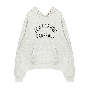 Sudadera con capucha informal de otoño e invierno Marca de moda Color sólido Logotipo personalizado Bordado Sudadera con capucha impresa digital - Product Image 6