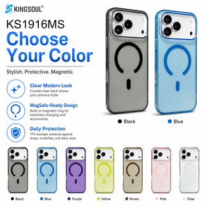 KingSoul Magnetic <b>Wireless</b> <b>Charging</b> TPU+PC Hybrid Shockproof Waterproof Ins Style Mobile Phone <b>Cases</b> for Motorola/Google for - Product Image 5