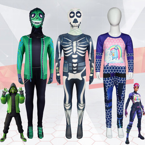 Costume de cosplay Mezmer Unicorn Skull, combinaison Fortnite unisexe, jeu d'animation, jeu de rôle, printemps 2024, polyester - Product Image 1