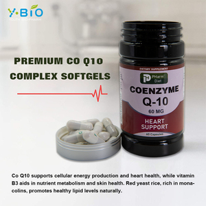 Marque privée CoQ10 Ubiquinone Niacine Riz rouge fermenté Vitamines Certifié HALA Récupération après l'exercice Antioxydant cardiaque Immunité - Product Image 3