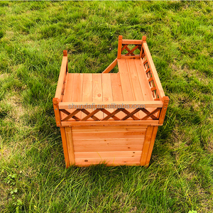 Modern Luxury Solid Wood Eco-Friendly Indoor/Outdoor Pet House for Dogs/Cats & <b>Small</b> Animals with Print Pattern Living Furniture - Product Image 6