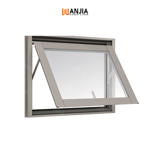 Wanjia Chất lượng cao nhà ở mái hiên cửa sổ nhôm an ninh đôi kính Lowe Thiết kế nhôm hàng đầu TREO CỬA SỔ - Product Image 2