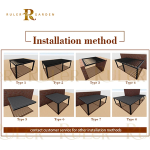 Abri de <span class=keywords><strong>jardin</strong></span> étanche, arches, pergolas modernes motorisés, gazebos d'extérieur électriques en aluminium, pergola extérieure - Product Image 4