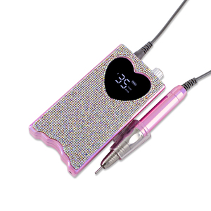 Perceuse à ongles Portable Rechargeable à écran LED en cristal, moteur sans noyau, perceuse à ongles de couleur haute puissance à la mode pour utilisation en Salon - Product Image 3