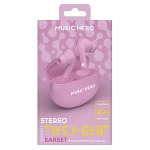 Écouteurs micro Bluetooth MUSIC HERO X Beat Tws Rose MHTWSBEATBTNORP - Product Image 3