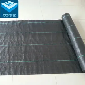 Plastic silt fence film pp material fabric woven geotextile for garden weed mat