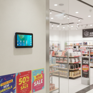 With Lights on All Sides Rugged Wall Mounted POE OS11/13 RK3568 2+16GB 10.1 Inch <b>Touch</b> Advertising <b>PC</b> Advertising - Product Image 1