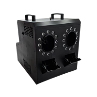 SP Promotion Exceptionnelle Prix Usine Machine à Brouillard à Bulles Métallique 1500W 2 Modes LED RGBW 4-en-1 pour Mariage et Fête