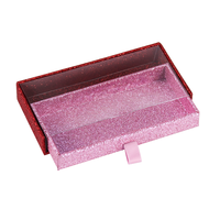 Faux cils à bande complète avec boîte d'emballage avec logo personnalisé Boîte d'emballage pour cils personnalisée