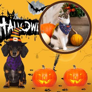 مناديل للكلاب بمناسبة الهالوين، وشاح كبير للكلاب الإناث والذكور، منديل للحيوانات الأليفة للعطلات، مناسب للكلاب الصغيرة والمتوسطة الحجم - Product Image 3