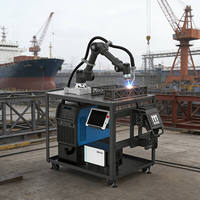 Robot de soudage manuel 6 DOF avec contrôle servo, nouvelle charge utile de 5 kg pour une soudure stable dans l'industrie du quincaillerie et du mobilier