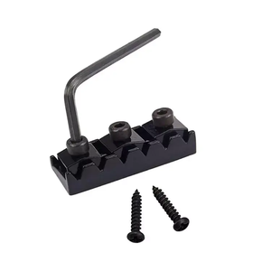 Haute qualité noir 43mm guitare métal chaîne serrure pour <span class=keywords><strong>Floyd</strong></span> <span class=keywords><strong>Rose</strong></span> écrou de verrouillage cou guitare trémolo pont - Product Image 5