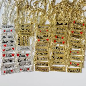 Itfabjx120 — bijou Vertical personnalisé, collier en émail, corde de fleur, chaîne, idée cadeau d'anniversaire, remise en gros, pour garçons, femmes - Product Image 6