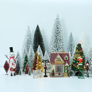 Petites décorations de Noël, fournitures pour arbre de Noël, Pohon Natal, Albero Di Natale, Arbol De Navidad, Arvores De Natal, mini sapins de Noël - Product Image 1