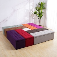 YOUTAI Banc de rangement pliable moderne en tissu pour la maison, la chambre, le rangement des chaussures, vente en gros pour usines
