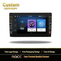 BQCC 8" 2Din Android 13-16 Radio sans fil CarPlay Android Auto GPS Navigation FM RDS Caméra de recul AHD Lecteur multimédia