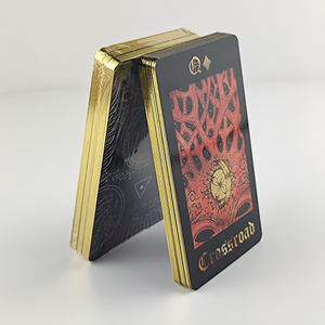 Masonic Phù Thủy Tarot thẻ tin nhắn từ thiên đường vàng Chiêm Tinh tùy chỉnh Holographic Tarot thẻ - Product Image 5