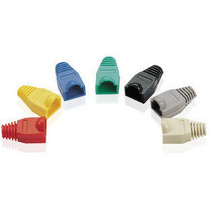 <b>Cable</b> End Caps PvC Low Voltage End Terminal Protection 1000 Pack Colorful <b>RJ45</b> Connector Protectors - Product Image 4
