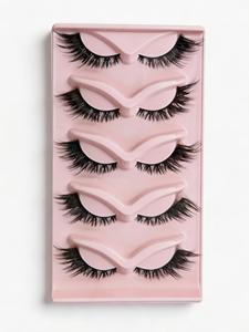 <span class=keywords><strong>Kit</strong></span> de Maquillage Extensions de <span class=keywords><strong>Cils</strong></span> 3D en Faux Vison – 5/10 Paires – Effet Naturel, Wispy, Cat Eye et Volume Fluffy - Product Image 4