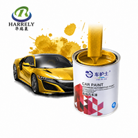 Peinture automobile HARRELY 1K couleur argent, base acrylique haute brillance pour la réparation et la retouche des voitures particulières, application au pistolet