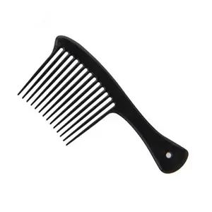 Schönheits salon Kunststoff gebogen breiter Zahnkamm Hitze beständiger Entwirrungskamm Für Haarstyling-Werkzeug