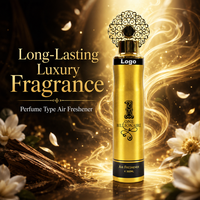 Spray Désodorisant Classique de Luxe Ébène Arabe, Brume Parfumée Oud Islamique de Dubaï en Aérosol pour Maison et Voiture