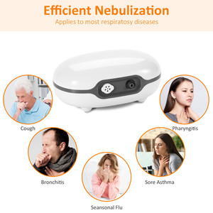 Fitconn y tế cấp mini Mist Máy phun sương hình dạng ống hít cho trẻ em người lớn thoải mái DC máy nén mặt nạ cho ho hen suyễn - Product Image 5