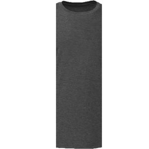 T-shirt à manches courtes col rond pour femme, style streetwear, respirant, écologique, couleur gris uni, toutes saisons - Product Image 3