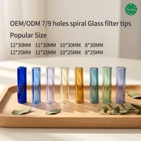 Embouts filtrants en verre réutilisables à 7 ou 9 trous pour cigares
