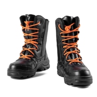 Bottes en cuir ignifuges Ayon de haute qualité, anti-perforation et anti-épines, pour la sécurité incendie et les opérations de sauvetage