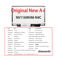 Layar Lcd 11.6 "asli 1366*768 EDP 30pin N116BGE E32 E42 EB2 NV116WHM T16 N4C NT116WHM N21 V4.1 V8.0 V8.2 B116XTN02.3 HW3B