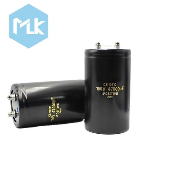 MLK Original Manufacturer 450V 2200UF 50*100 Screw Terminal Speaker Crossover Aluminum Vacuum Electrolytic Capacitor 1