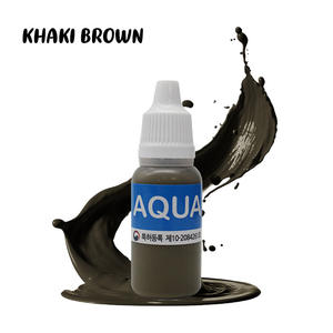 Encre PMU Aqua K Beauty OEM ODM 15ml Pigment Semi-Permanent Organique pour Tatouage à la Machine Lèvres Sourcils Eyeliner - Product Image 5