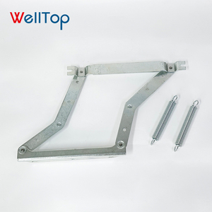 Welltop New arrivals đồ nội thất phụ kiện phần cứng <span class=keywords><strong>Z</strong></span> hình kim loại gấp Bản lề cho Sofa giường cơ chế cho đồ nội thất - Product Image 1