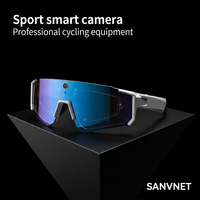 Lunettes de soleil intelligentes SANVNET SNT SOLIS AI avec caméra 8MP, enregistrement vidéo ChatGPT, lunettes de cyclisme intelligentes, lunettes connectées