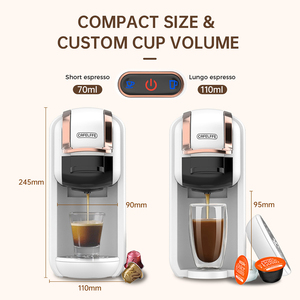 2025 Venta CALIENTE 4 en 1 Multifunción Compatible Nes <span class=keywords><strong>Dolce</strong></span> <span class=keywords><strong>Gusto</strong></span> Ground Espresso Maker 19 Bar Multi Capsule Coffee Maker 514 # - Product Image 6